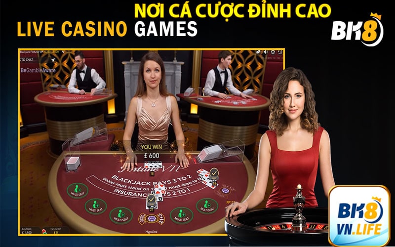 Cách tham gia Live Casino bk8